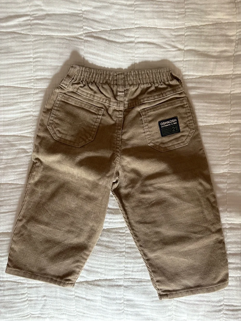 OshKosh B'gosh Tan Corduroy Cargo Pants